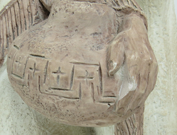 edgebrookhouse - Vintage 1988 Austin Productions Sculpture of Acoma Women "Earth Wind & Fire"