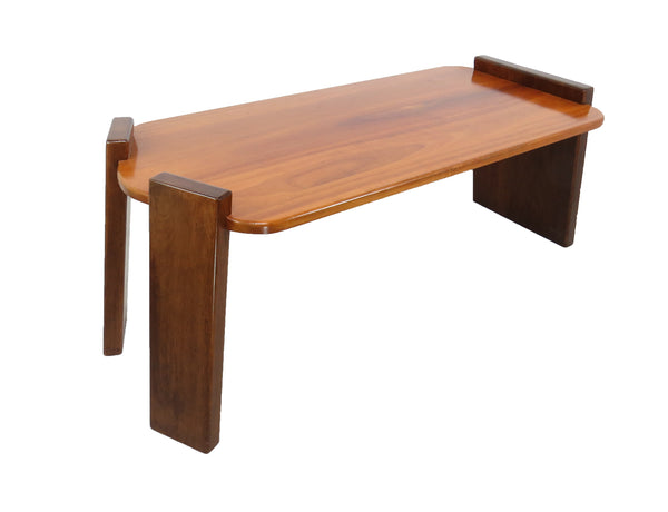 Vintage 3-Piece Walnut Occasional Tables Attributed to Mario Marenco Design for Mobil Girgi - Italy