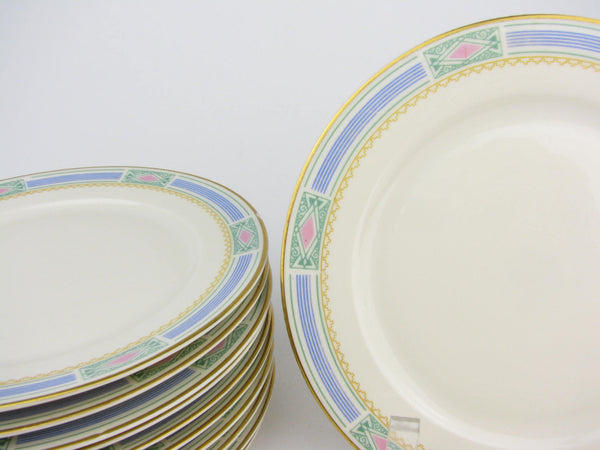 edgebrookhouse - Vintage Art Deco Community Noblesse Bavarian Porcelain Dinnerware Set - 93 Pieces