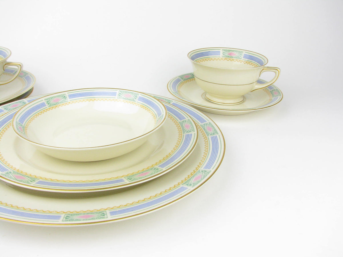 Vintage Art Deco Community Noblesse Bavarian Porcelain Dinnerware Set ...