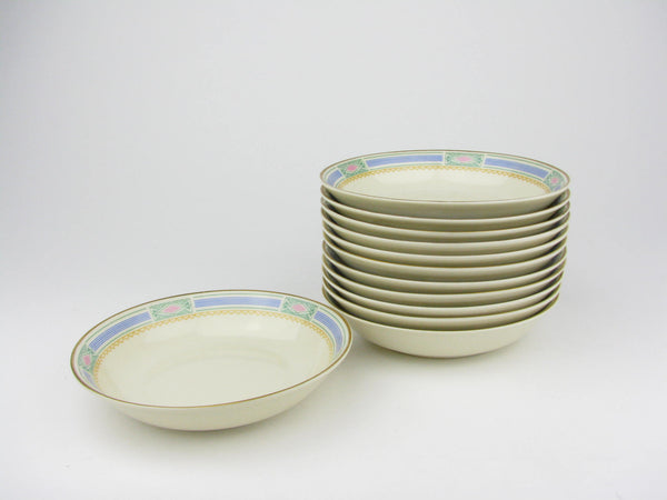 edgebrookhouse - Vintage Art Deco Community Noblesse Bavarian Porcelain Dinnerware Set - 93 Pieces