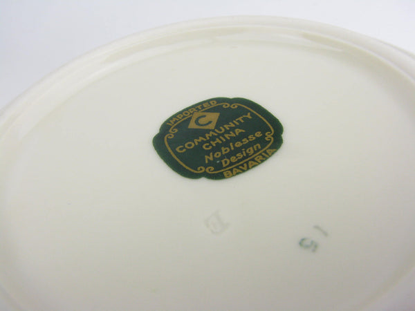 edgebrookhouse - Vintage Art Deco Community Noblesse Bavarian Porcelain Dinnerware Set - 93 Pieces