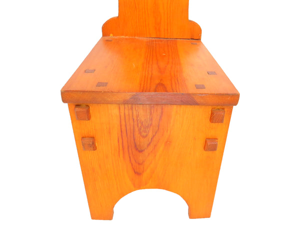 edgebrookhouse Vintage Arts and Crafts Inspired Pine Step Stool by Stanley L. Wahlquist