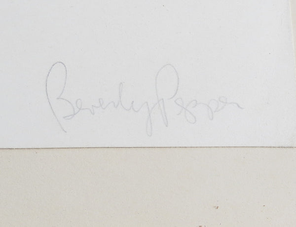 Beverly Pepper Abstract Relief Limited Edition Multi-Medium Lithograph - Signed and Numbered