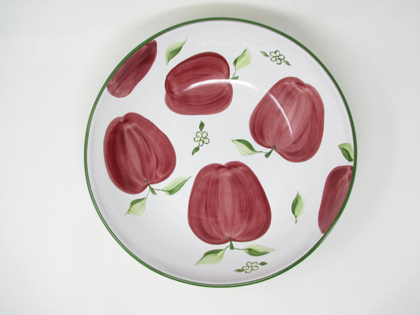Vintage Block Barbara Eigen Large Strawberry Serving Bowl Made in Portugal