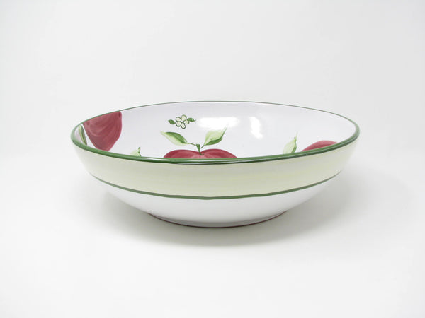 Vintage Block Barbara Eigen Large Strawberry Serving Bowl Made in Portugal