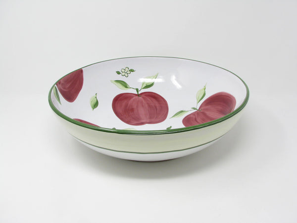 Vintage Block Barbara Eigen Large Strawberry Serving Bowl Made in Portugal