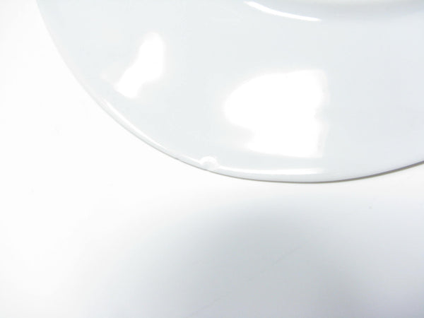Vintage Block Transitions White Square Dessert or Bread Plates - 8 Pieces