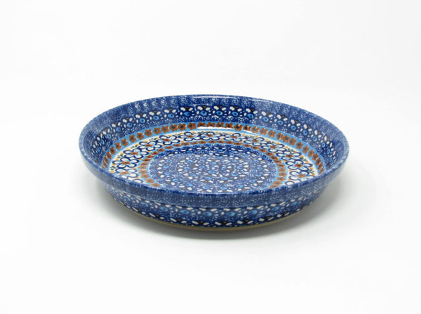 edgebrookhouse Vintage Boleslawiec Zaklady Ceramiczne Polish Pottery Pie Plates - 2 Pieces