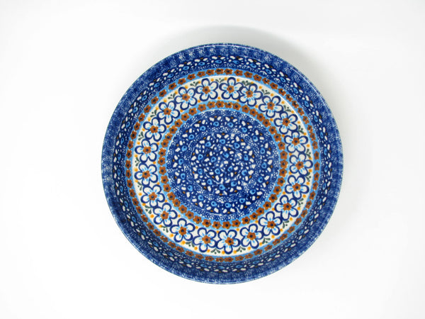 edgebrookhouse Vintage Boleslawiec Zaklady Ceramiczne Polish Pottery Pie Plates - 2 Pieces