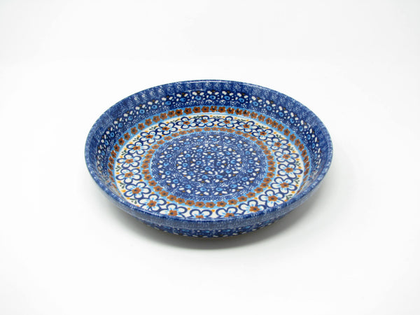 edgebrookhouse Vintage Boleslawiec Zaklady Ceramiczne Polish Pottery Pie Plates - 2 Pieces