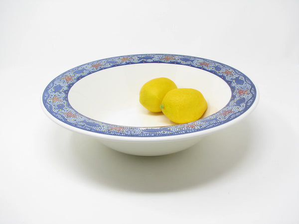 Vintage Brunelli Italy Mosaic Fish Ceramic Serving Bowl