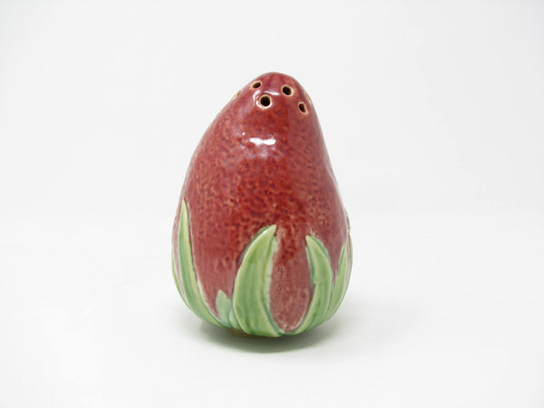 Vintage Cemar California Pottery Style Strawberry Shaped Shaker - Made in Portugal