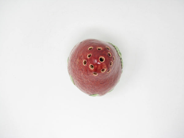 Vintage Cemar California Pottery Style Strawberry Shaped Shaker - Made in Portugal