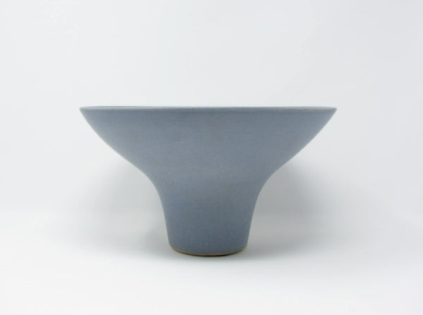 Vintage Centerpiece Decorative Pottery Bowl in Gray