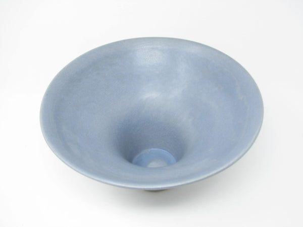Vintage Centerpiece Decorative Pottery Bowl in Gray
