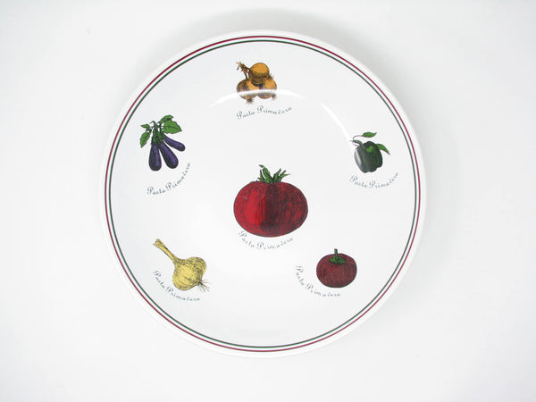 edgebrookhouse Vintage Pasta Primavera Serving Bowls Set Made in Portugal for Certified International - 5 Pieces