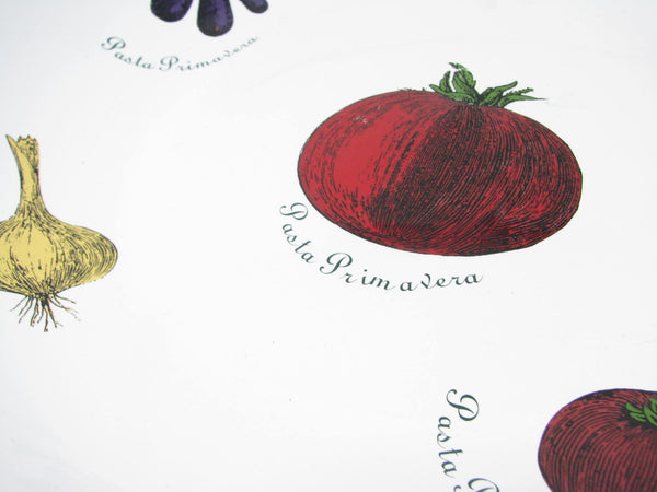 edgebrookhouse Vintage Pasta Primavera Serving Bowls Set Made in Portugal for Certified International - 5 Pieces