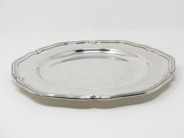 Vintage Cohr Denmark Silver Plated Scalloped Service Plate