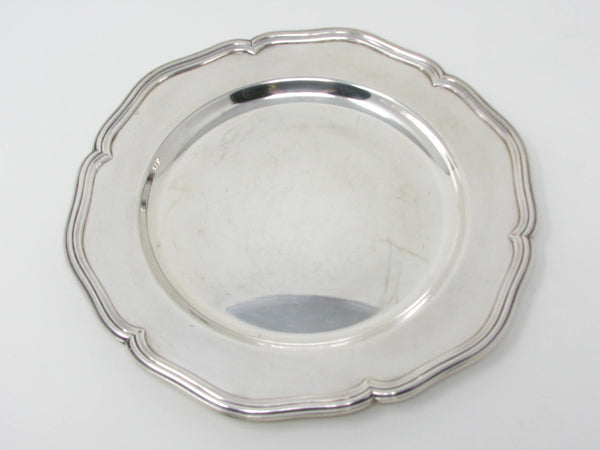Vintage Cohr Denmark Silver Plated Scalloped Service Plate
