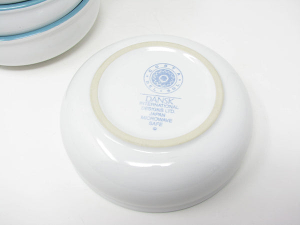 Vintage Dansk Costa Del Sol Stoneware Cereal Bowls - 7 Pieces
