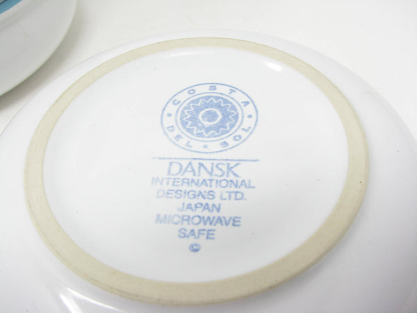Vintage Dansk Costa Del Sol Stoneware Cereal Bowls - 7 Pieces