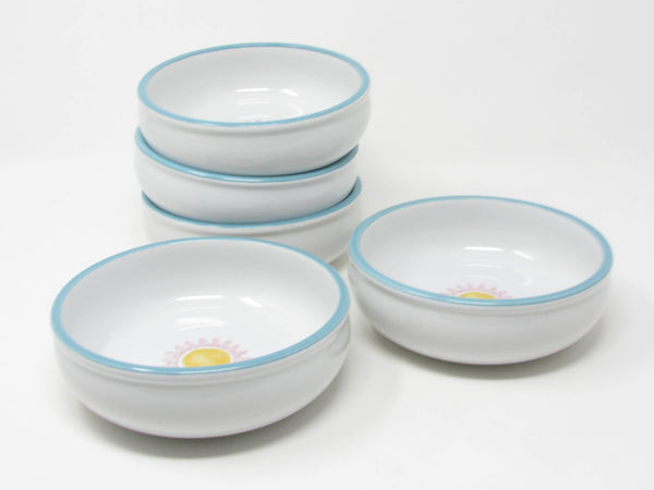 Vintage Dansk Costa Del Sol Stoneware Cereal Bowls - 7 Pieces