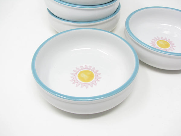Vintage Dansk Costa Del Sol Stoneware Cereal Bowls - 7 Pieces