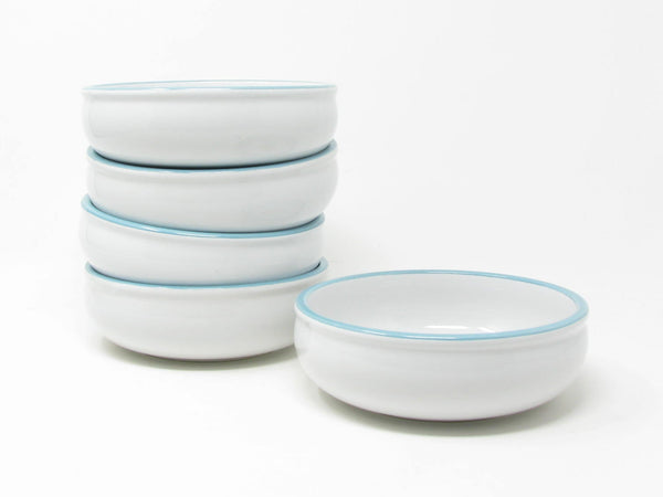 Vintage Dansk Costa Del Sol Stoneware Cereal Bowls - 7 Pieces