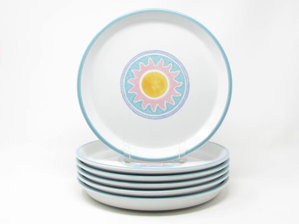 Vintage Dansk Costa Del Sol Stoneware Dinner Plates - 6 Pieces