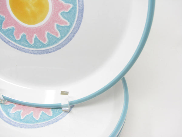 Vintage Dansk Costa Del Sol Stoneware Dinner Plates - 6 Pieces