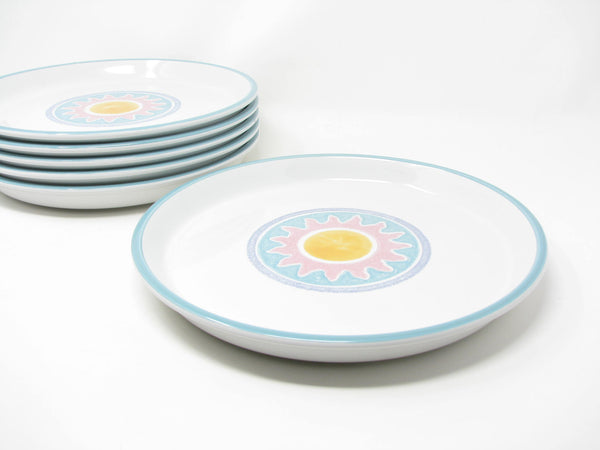 Vintage Dansk Costa Del Sol Stoneware Dinner Plates - 6 Pieces