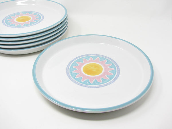 Vintage Dansk Costa Del Sol Stoneware Dinner Plates - 6 Pieces