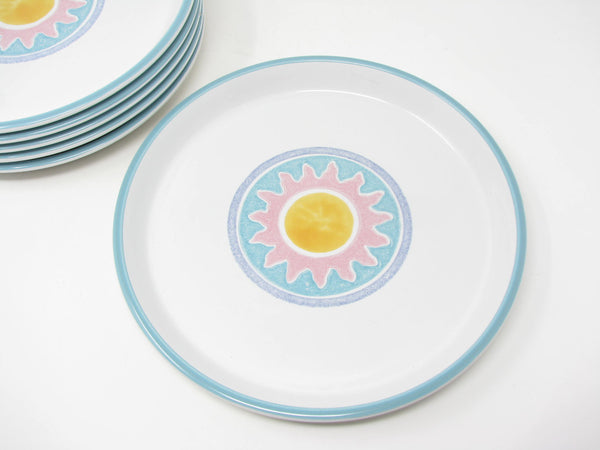 Vintage Dansk Costa Del Sol Stoneware Dinner Plates - 6 Pieces