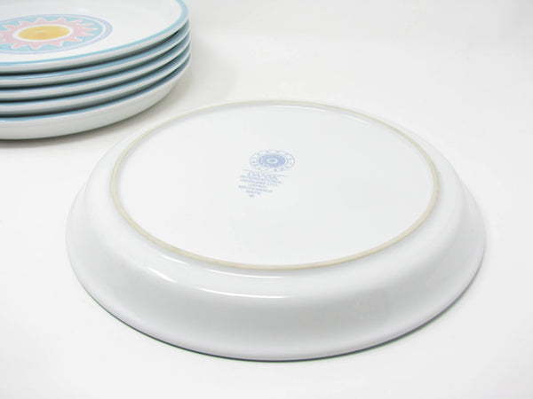 Vintage Dansk Costa Del Sol Stoneware Dinner Plates - 6 Pieces