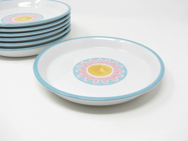 Vintage Dansk Costa Del Sol Stoneware Salad Plates - 7 Pieces