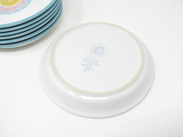 Vintage Dansk Costa Del Sol Stoneware Salad Plates - 7 Pieces