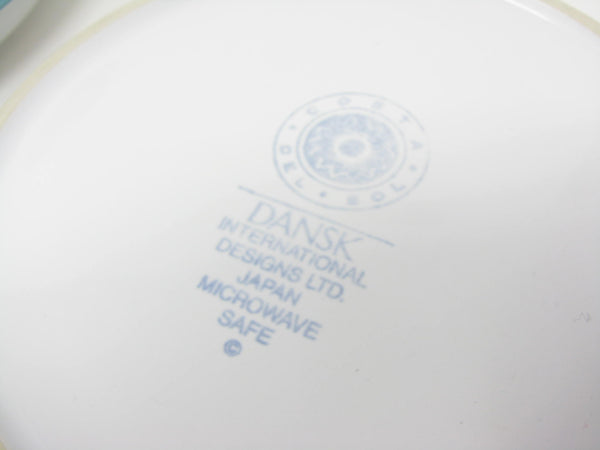 Vintage Dansk Costa Del Sol Stoneware Salad Plates - 7 Pieces