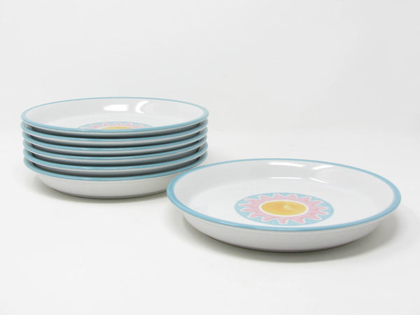 Vintage Dansk Costa Del Sol Stoneware Salad Plates - 7 Pieces