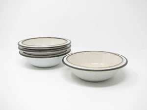 Vintage Denby England Madrigal Stoneware Bowls - 4 Pieces