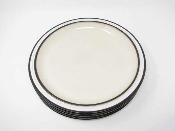 Vintage Denby England Madrigal Stoneware Dinner Plates - 4 Pieces