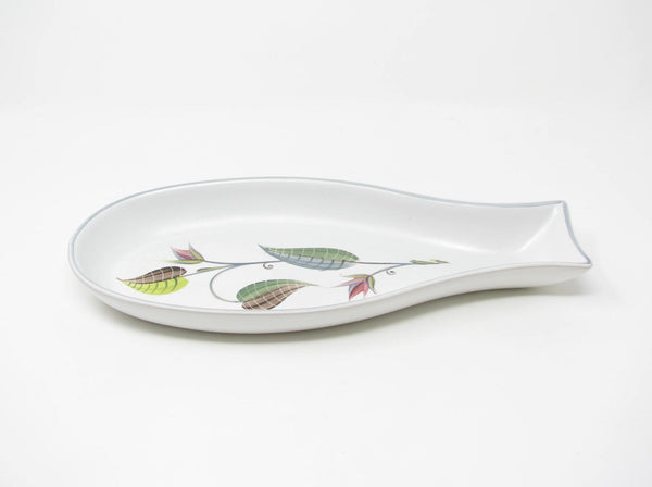 Vintage Denby England Spring Stoneware Celery Serving Dish Designed by Albert Colledge