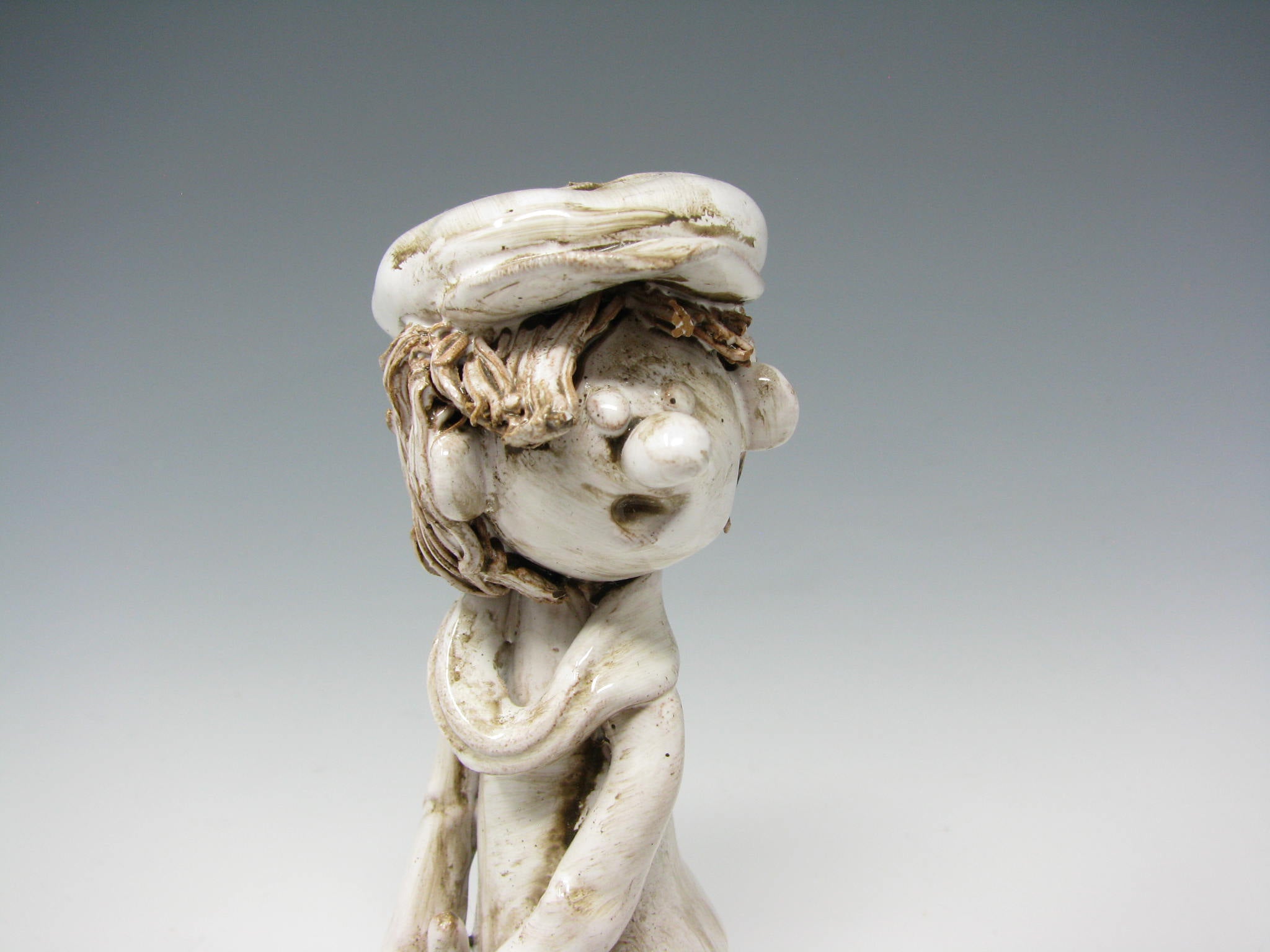 Vintage Dino Bencini Italian Pottery Figurine of Young Golfer