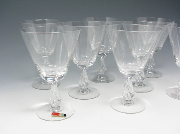edgebrookhouse - Vintage Fostoria Symphony Water Goblets - 8 Pieces