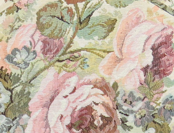 edgebrookhouse Vintage Georgian Style Camelback Shallow Wing Chairs With Walnut Legs - a Pair