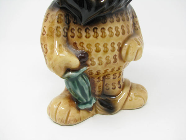 edgebrookhouse Vintage Hubert the Lion Ceramic Piggy Bank by Lefton for Harris Bank