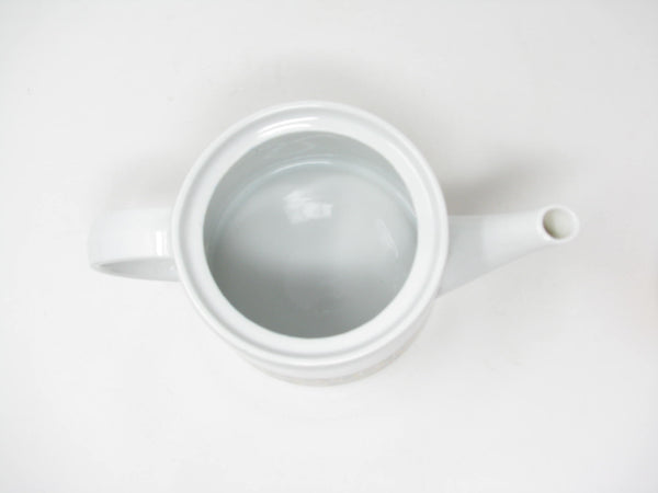 edgebrookhouse Vintage Imperial Japan Siena Ware Porcelain Teapot with Geometric Design