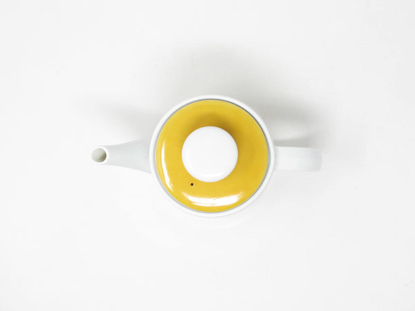 edgebrookhouse Vintage Imperial Japan Siena Ware Porcelain Teapot with Geometric Design