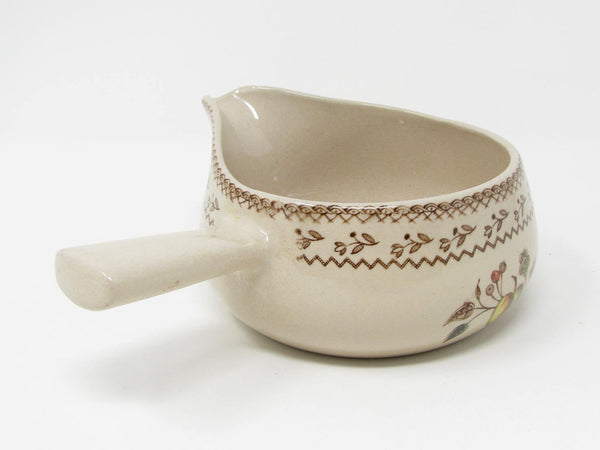 Vintage Johnson Brothers Fruit Sampler Ironstone Gravy Boat