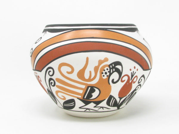 Vintage Keith Joe Acoma Pueblo New Mexico Polychrome Pottery Vase
